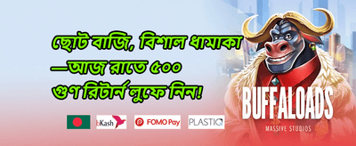 ফ্রি স্পিন স্লট অফার promotion banner